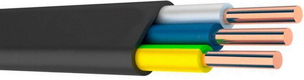 Кабель силовой БелРоскабель ВВГ-Пнг(А) 3x2.5 (N, PE) 0.66 - фото