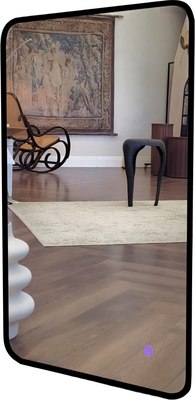 Зеркало Emze Smartphone 45x77 / LED.UV.SMART.45.77.CHE - фото