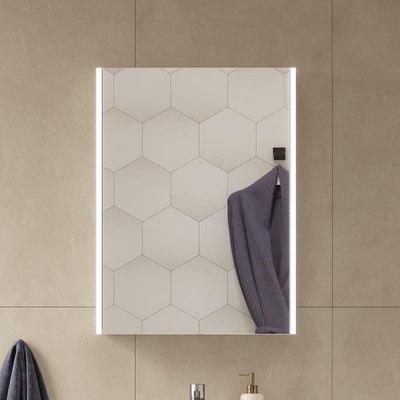 Шкаф с зеркалом для ванной Volna Prime LED 60