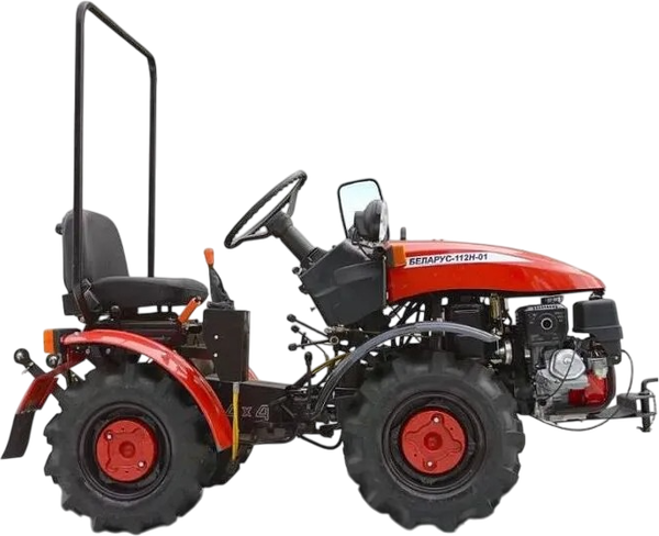 Минитрактор бензиновый МТЗ Беларус 112Н-01 112Н-0000010-01 (Lifan 190FD) - фото