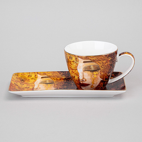 Чашка с блюдцем Lefard Золотые слезы 104-1027