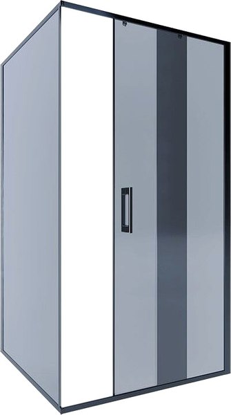 Душевой уголок Alex Baitler 90x200 SG64B90 + стенка AB64B110 - фото