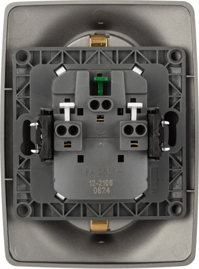 Розетка ЭРА Schuko 12-2106-16 / Б0065706