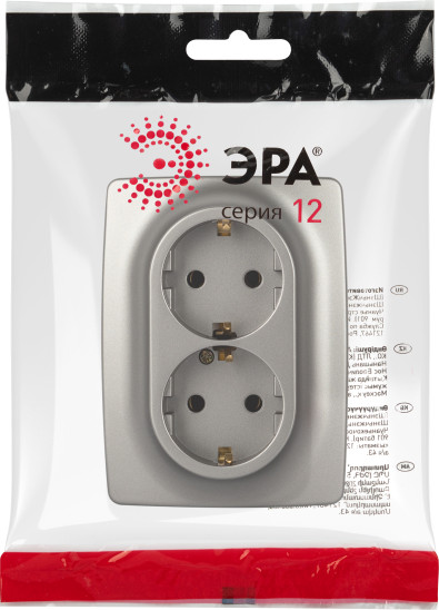 Розетка ЭРА Schuko 12-2106-16 / Б0065706