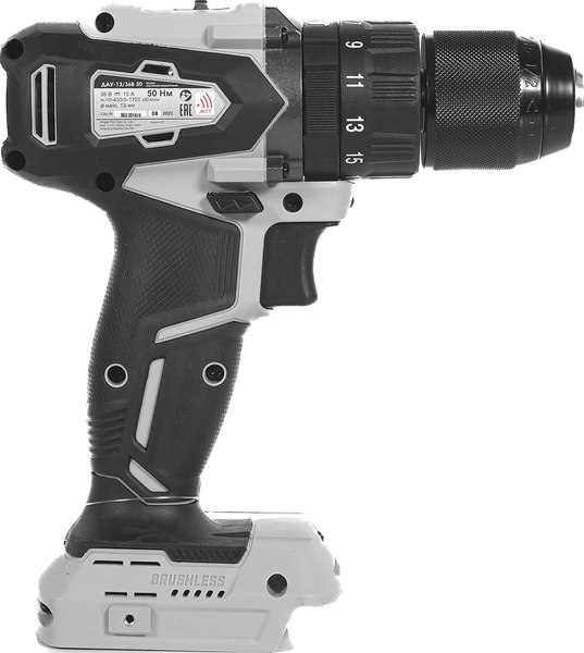 Аккумуляторная дрель-шуруповерт Интерскол DAU-13/36V 50 (850.2.2.70)