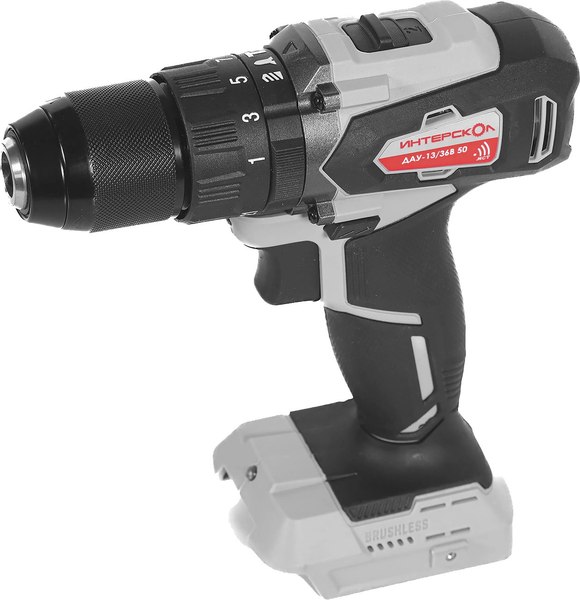 Аккумуляторная дрель-шуруповерт Интерскол DAU-13/36V 50 (850.2.2.70)