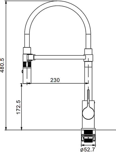 Смеситель Rose R133L