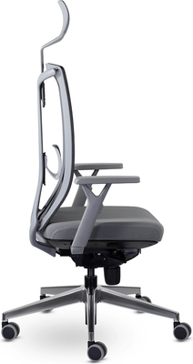 Кресло офисное UTFC Профи М-900 с подголовником (серый пластик)