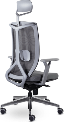 Кресло офисное UTFC Профи М-900 с подголовником (серый пластик)