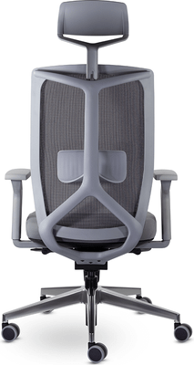 Кресло офисное UTFC Профи М-900 с подголовником (серый пластик)