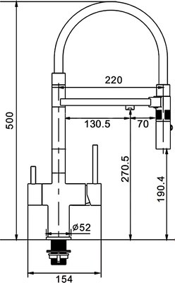 Смеситель Rose R958