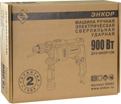 Дрель Энкор ДУЭ-900ЭР/13
