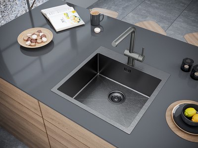 Мойка кухонная Paulmark PM705151-GM