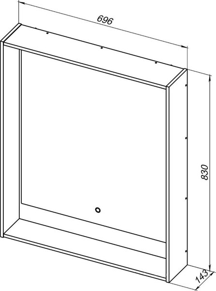 Зеркало Aquanet Милан 70 LED / 336394