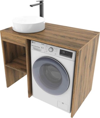 Тумба под умывальник ЗОВ Стамбул 100 / S100LAW0LAWWM - фото