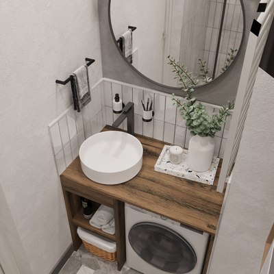 Тумба под умывальник ЗОВ Стамбул 100 / S100LAW0LAWWM