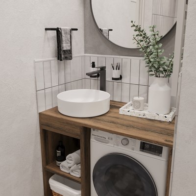 Тумба под умывальник ЗОВ Стамбул 100 / S100LAW0LAWWM