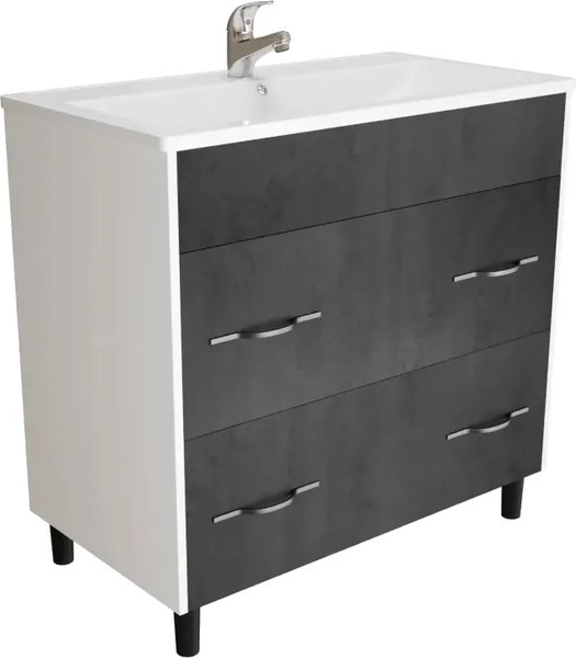 Тумба для ванной Mixline Марго-80 555077 - фото