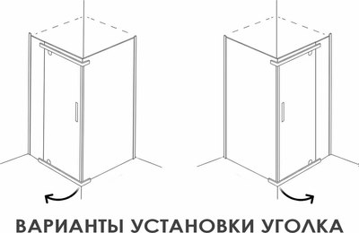 Душевой уголок Alex Baitler Baitler AB244-90 + поддон AB9017H-2