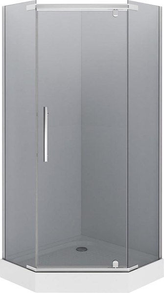 Душевой уголок Erlit ER 10110V-C4 + поддон AB10017V-1 - фото