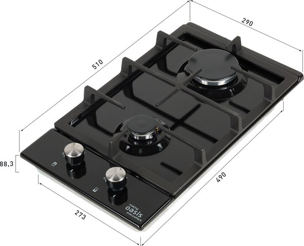 Газовая варочная панель Making Oasis Everywhere P-MEBD