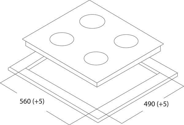 Газовая варочная панель Making Oasis Everywhere P-GEB