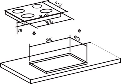 Газовая варочная панель Making Oasis Everywhere P-MEW