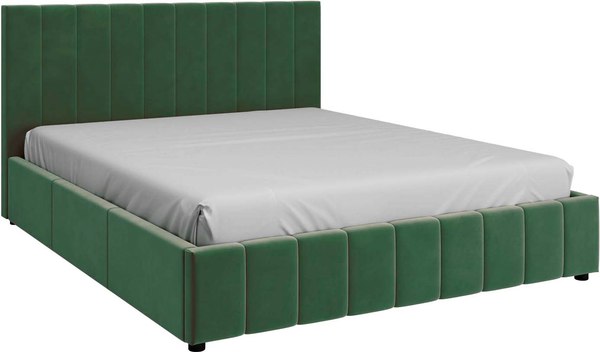 Двуспальная кровать Bravo Мебель Нельсон Вертикаль 160x200 без ПМ Стандарт 10 вариант - фото