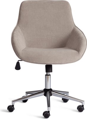 Кресло офисное Tetchair Dublin хром/вельвет