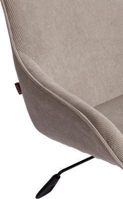 Кресло офисное Tetchair Dublin хром/вельвет