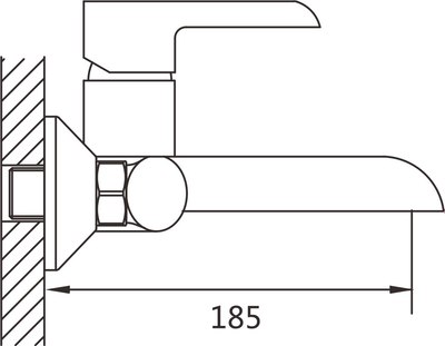 Смеситель Shevanik S6002F