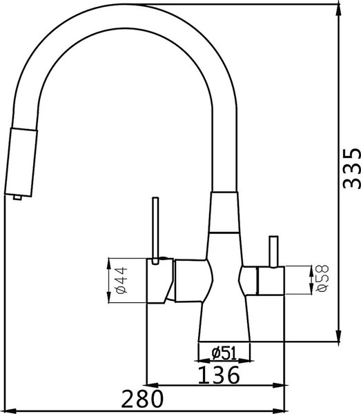 Смеситель Shevanik S668Y