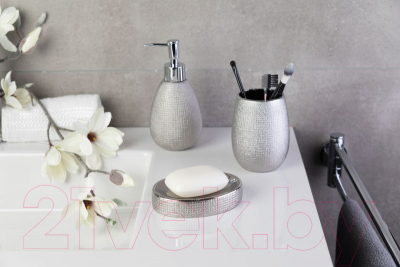 Стакан для зубной щетки и пасты Axentia 129121