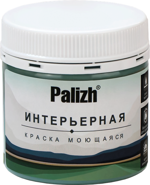 Краска Palizh Интерьерная шелковисто-матовая - фото