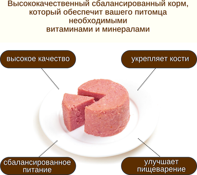 Влажный корм для собак Wanpy Dog говядина