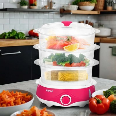 Пароварка стационарная Kitfort КТ-6453