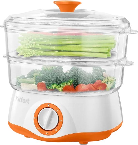 Пароварка стационарная Kitfort КТ-6452 - фото