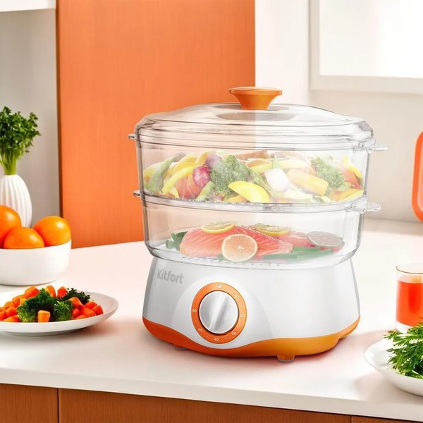 Пароварка стационарная Kitfort КТ-6452