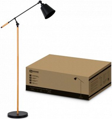 Торшер INhome ТНО 01К-Е27Ч 230В / 4690612056159