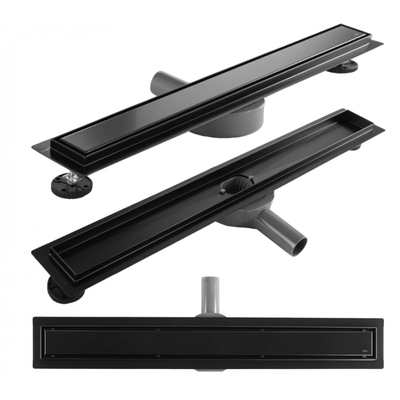 Трап для душа REA Neox Pro Black / REA-G7801