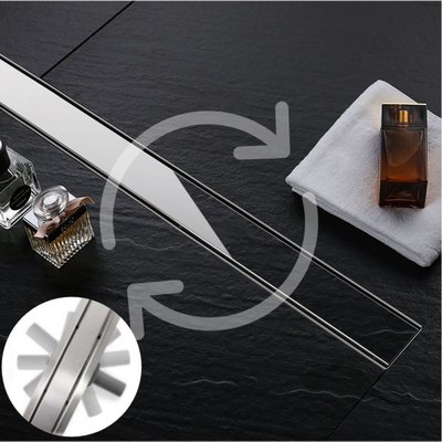 Трап для душа REA Neox Pro Black / REA-G7801