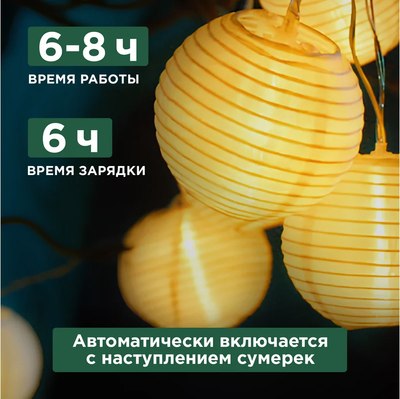 Садовая гирлянда Rexant 602-2428