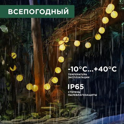 Садовая гирлянда Rexant 602-2428