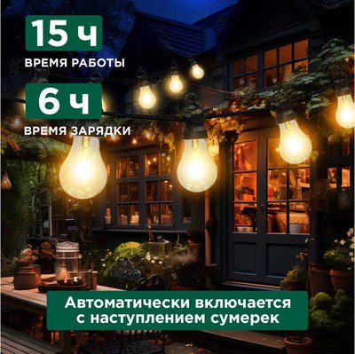 Садовая гирлянда Rexant 602-2422