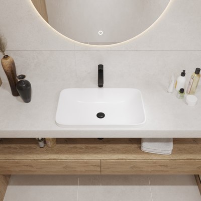 Умывальник Lauter 21370 + клапан 21190B + сифон 21635B