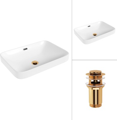 Умывальник Lauter 21441A + клапан 21190G - фото