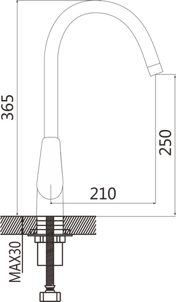 Смеситель Shevanik S5053F