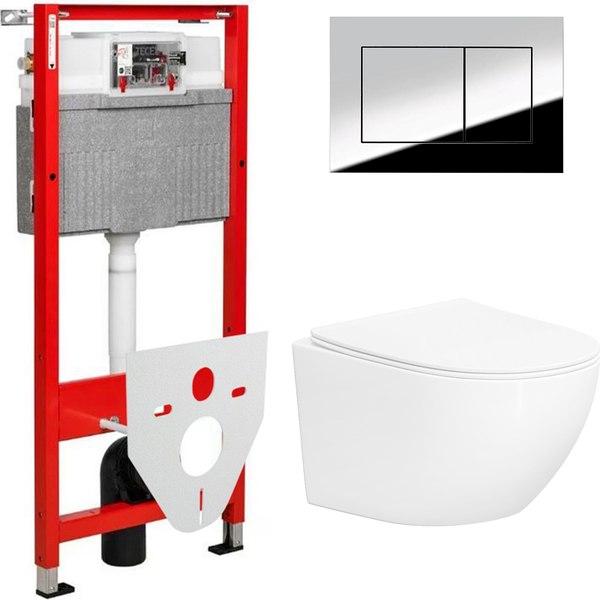 Унитаз подвесной с инсталляцией Lauter Sulzdorf + TECE Kit 9400412 - фото