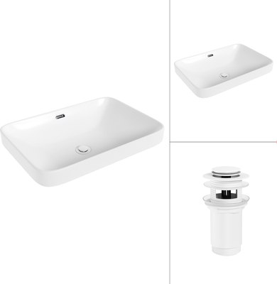 Умывальник Lauter 21441B + клапан 21190W - фото