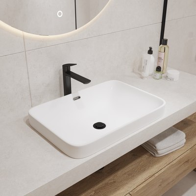 Умывальник Lauter 21441B + клапан 21190G + сифон 21635G